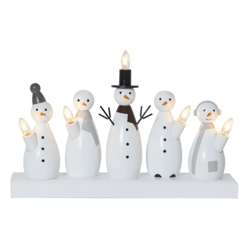Discount Star Trading Snowman advent candle, White
