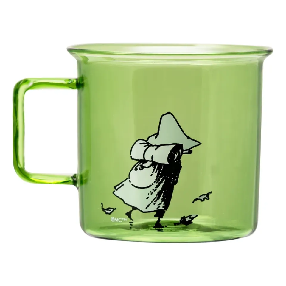 Online Muurla Snufkin glass mug 35 cl, Green