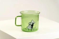 Online Muurla Snufkin glass mug 35 cl, Green