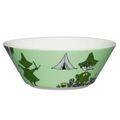 Moomin Bowls^Moomin Arabia Snufkin moomin bowl, Green