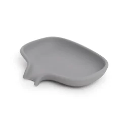 Soap Dispensers & Dishes^Bosign Soap dish with drainage spout silicone, Grey