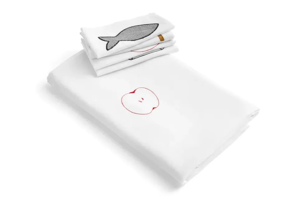 Online HAY Sobremesa tablecloth 140x300 cm, White