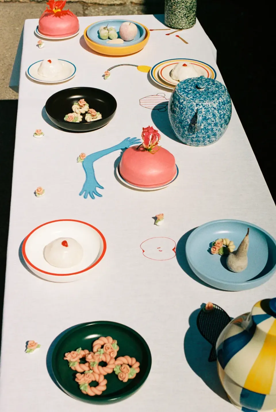 Online HAY Sobremesa tablecloth 140x300 cm, White