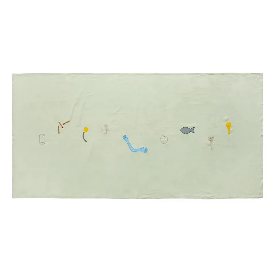 Clearance HAY Sobremesa tablecloth 140x300 cm, Green