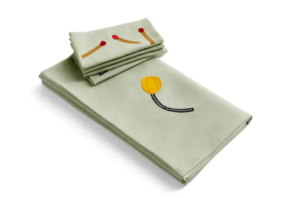Clearance HAY Sobremesa tablecloth 140x300 cm, Green