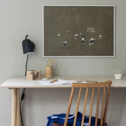 Posters^Fine Little Day Soccer poster 50x70 cm, Brown