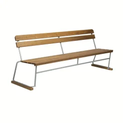 Discount Grythyttan Stålmöbler Soffa 5 sofa, Teak-hot-dip galvanized stand Brown