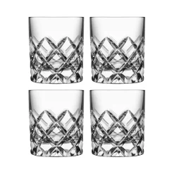 Whiskey & Cognac Glasses^Orrefors Sofiero whiskey glass 4-pack, Clear Transparent