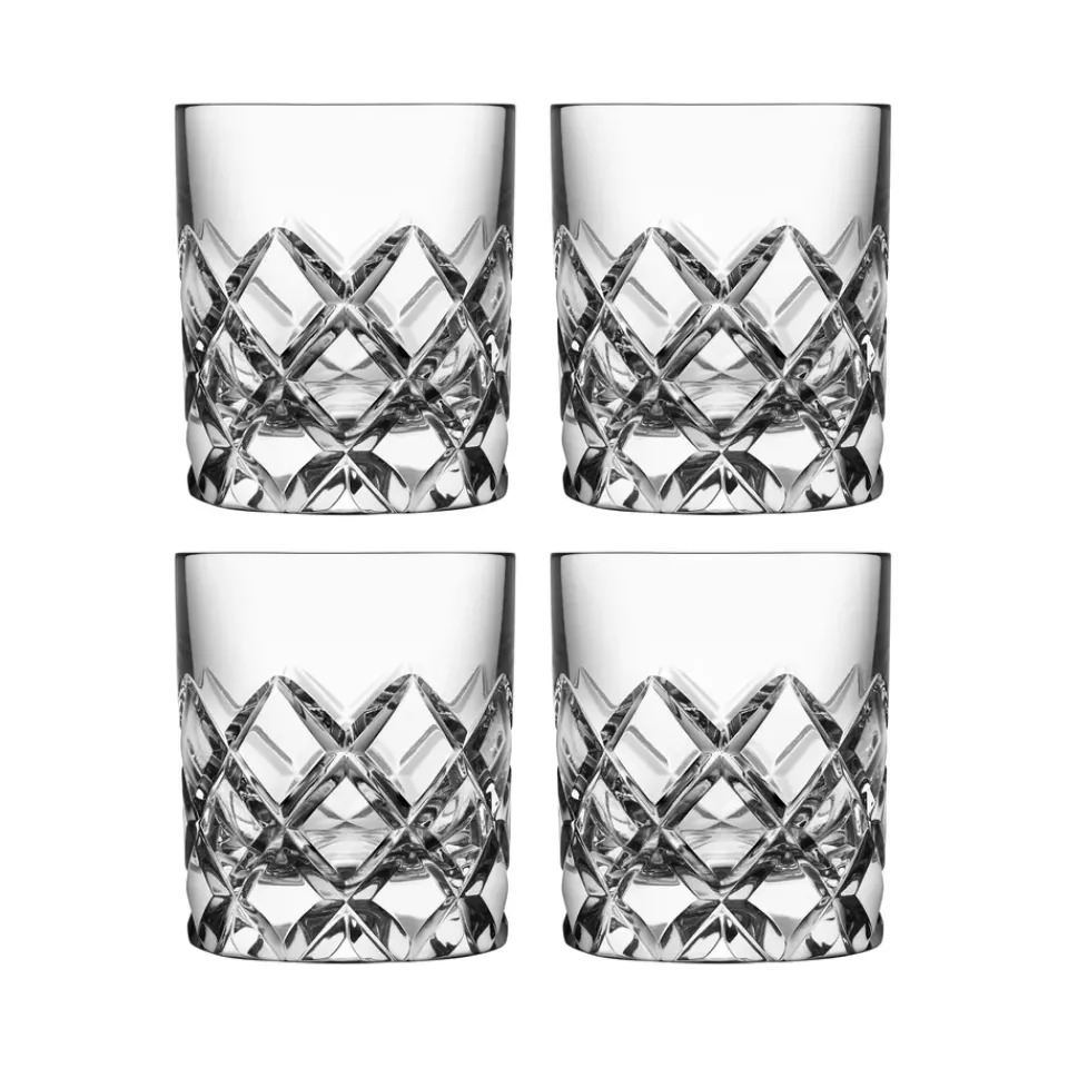 Whiskey & Cognac Glasses^Orrefors Sofiero whiskey glass 4-pack, Clear Transparent