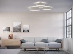 Ceiling Lights^Belid Soft ceiling lamp Ø60 cm, wool White