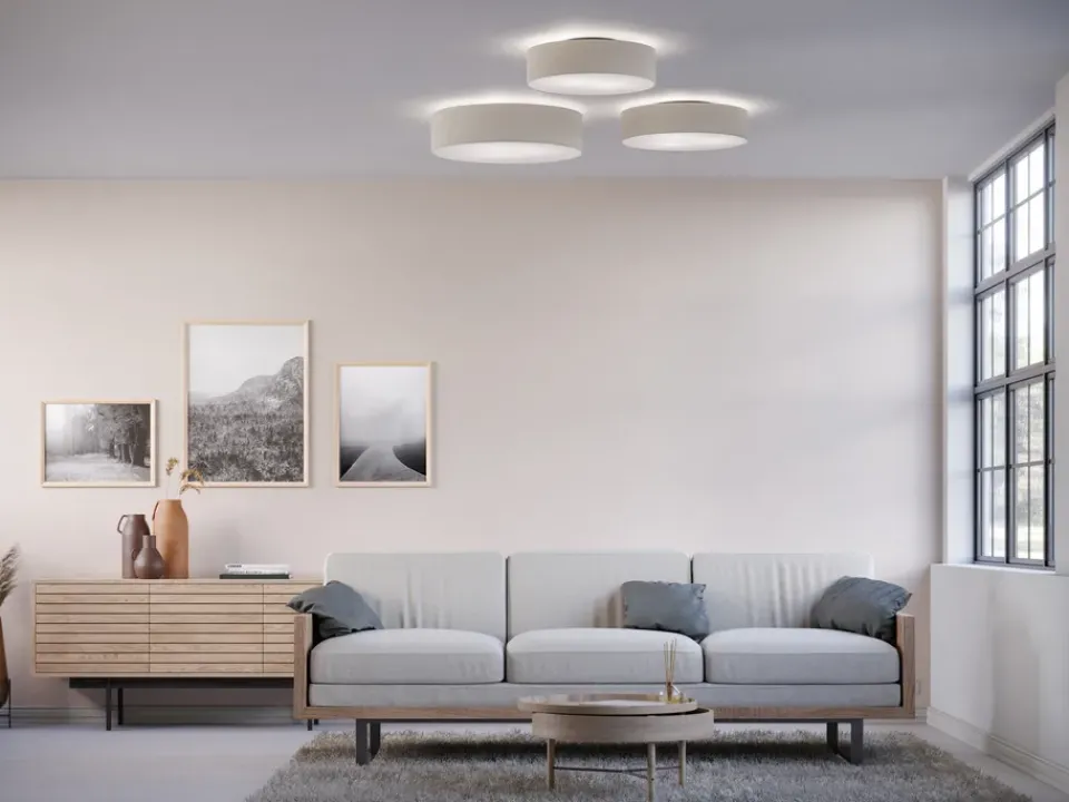 Discount Belid Soft ceiling lamp Ø44 cm, wool White