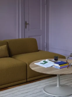 Coffee Tables^Muuto Soft coffee table Ø95 cm, Solid oak-grey BeigeGrey