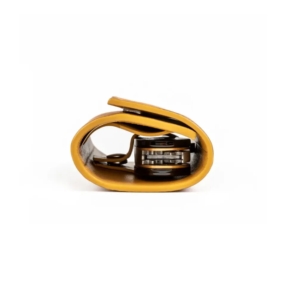Hot L'Atelier du Vin Soft machine nomad corkscrew leather case, 2 pieces YellowSilver-coloured