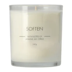 Scented Candles & Diffusers^Scandi Essentials Soften scented candle, 260 g White