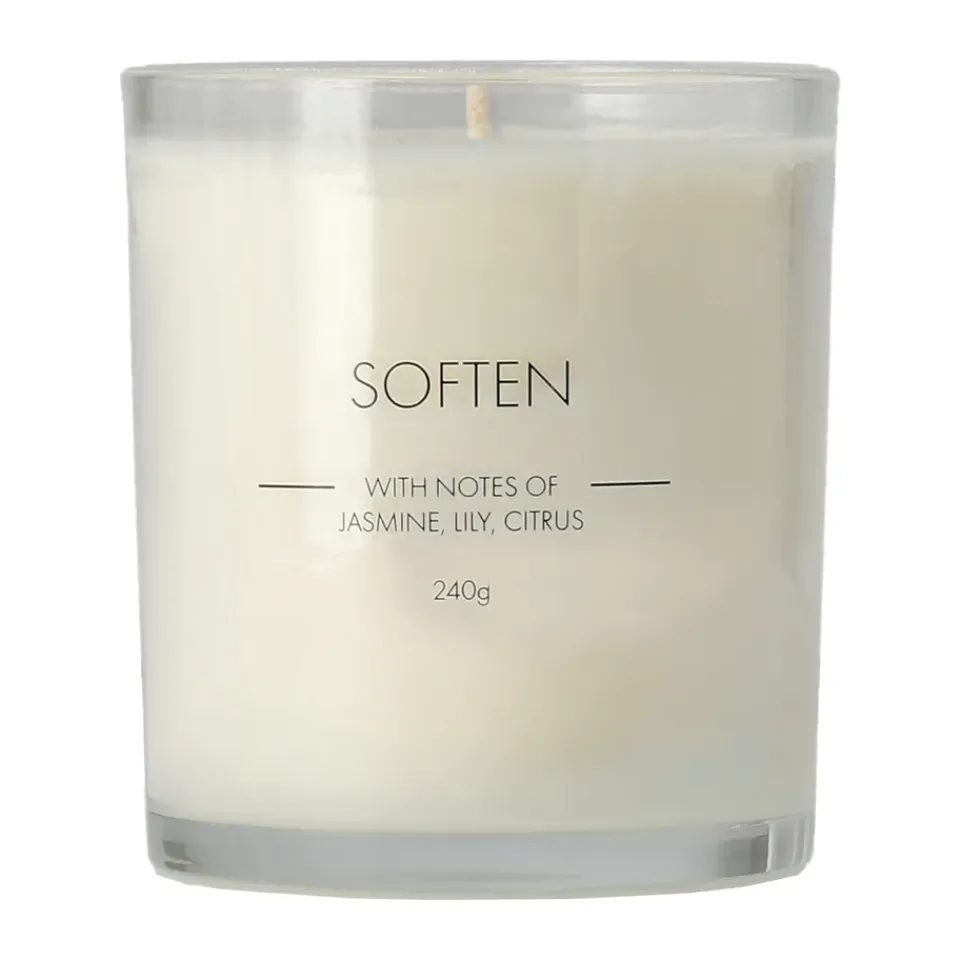 Scented Candles & Diffusers^Scandi Essentials Soften scented candle, 260 g White