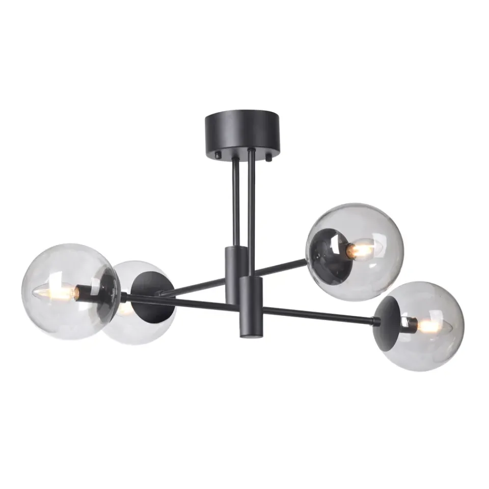 Hot Scandi Living Solar ceiling lamp black 73 cm, Smokey grey GreyBlack