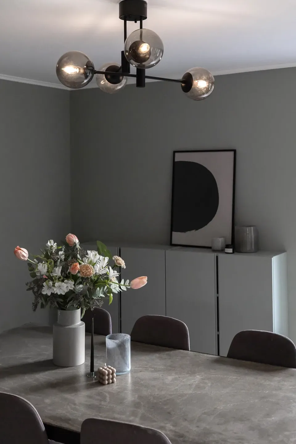 Hot Scandi Living Solar ceiling lamp black 73 cm, Smokey grey GreyBlack