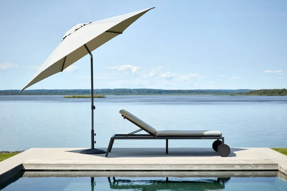 Sun Protection^Brafab Solara parasol base, Anthracite Grey