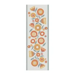 Table Runners^Ekelund Linneväveri Solblomma runner, 35x100 cm Yellow