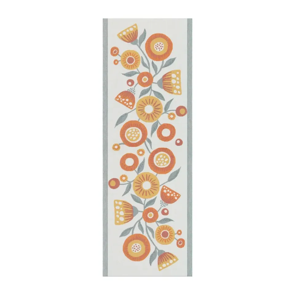 Table Runners^Ekelund Linneväveri Solblomma runner, 35x100 cm Yellow