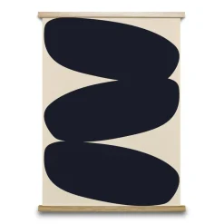Posters^Paper Collective Solid Shapes 01 poster, 50x70 cm Black