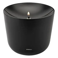 Oil & Kerosene Lamps^Stelton Solis oil lamp Ø11.5 cm, Soft Black