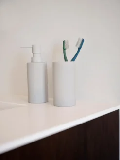 Best Zone Denmark Solo toothbrush mug, Soft Grey