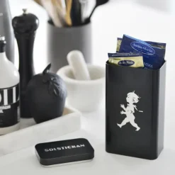 Storage Jars^Solstickan Design Solstickan coffee jar 20.5 cm, Matt Black