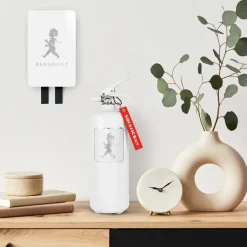 Fire Blankets & Fire Extinguishers^Solstickan Design Solstickan fire blanket 16x2.7x25 cm, White - tall - smooth WhiteSilver-coloured