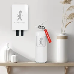 Fire Blankets & Fire Extinguishers^Solstickan Design Solstickan fire blanket 16x2.7x25 cm, White - tall - smooth WhiteSilver-coloured