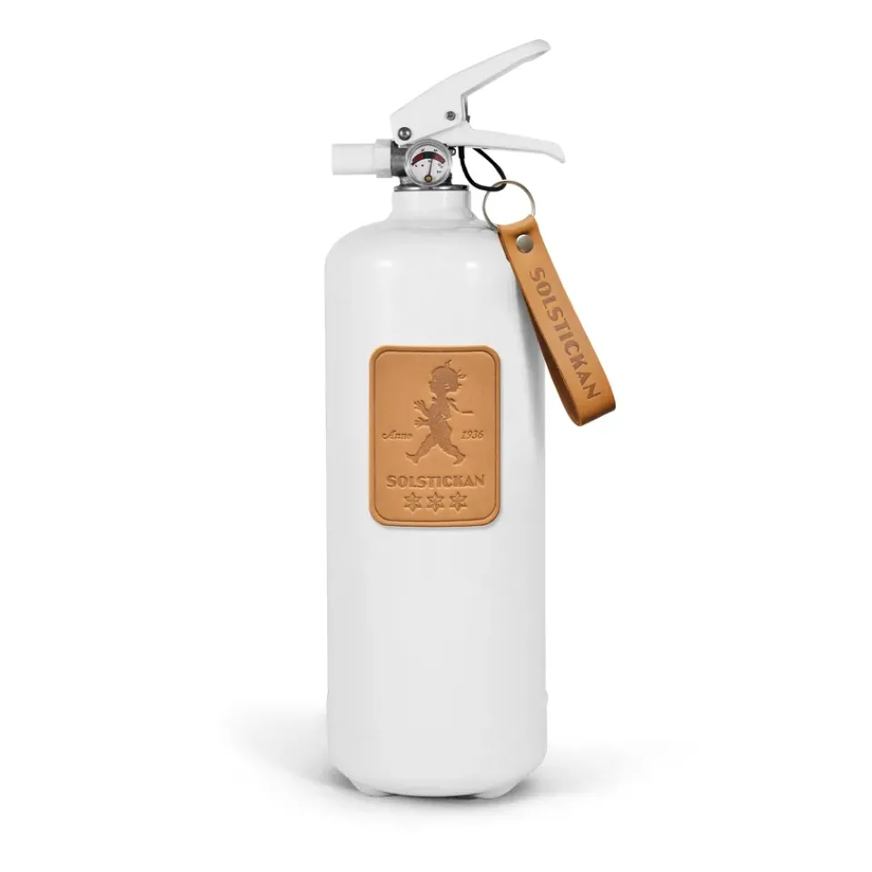 Best Solstickan Design Solstickan fire extinguisher 2 kg, Light-brown leather WhiteBrown