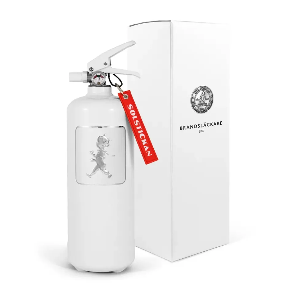 Hot Solstickan Design Solstickan fire extinguisher 2 kg, White-silver WhiteSilver-coloured