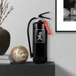 Fire Blankets & Fire Extinguishers^Solstickan Design Solstickan fire extinguisher 6 kg, Black-silver BlackSilver-coloured
