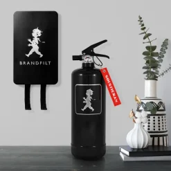 Sale Solstickan Design Solstickan fire extinguisher 2 kg, Black-silver BlackSilver-coloured