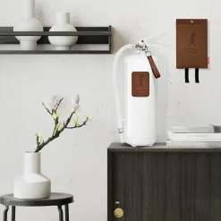 Hot Solstickan Design Solstickan fire extinguisher 6 kg, White-dark leather Brown