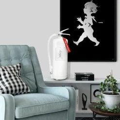 Clearance Solstickan Design Solstickan fire extinguisher 6 kg, White-silver WhiteSilver-coloured