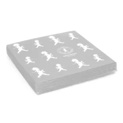 Paper Napkins^Solstickan Design Solstickan napkins 33x33 cm 20 pack, Grey