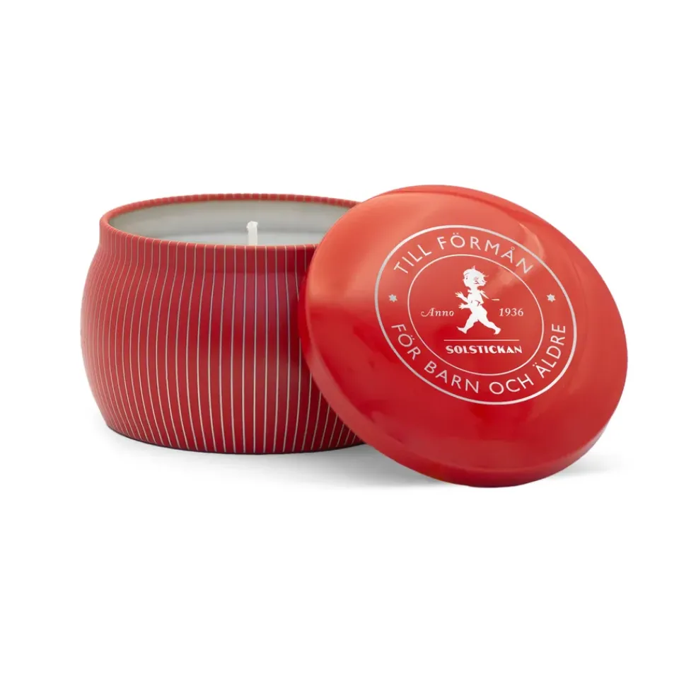 Solstickan Design Solstickan scented candle 25 h, -cinnamon & orange Red