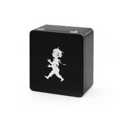 Storage Jars^Solstickan Design Solstickan tea chest with pockets 13.6x15.6 cm, Black