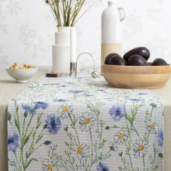 Table Runners^Ekelund Linneväveri Sommar table cloth 35x80 cm, multi MultiWhite