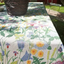 Tablecloths^Ekelund Linneväveri Sommartid table cloth, 145x300 cm Multi