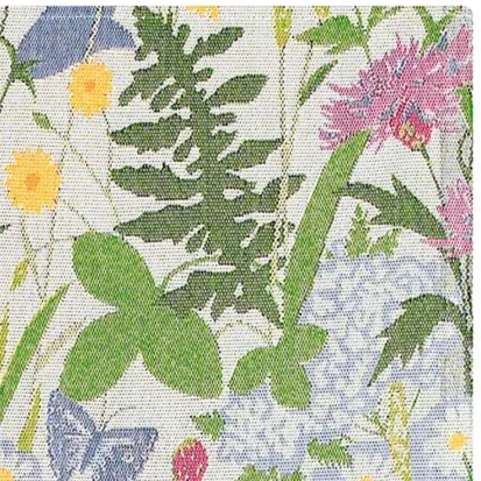 Table Runners^Ekelund Linneväveri Sommartid table runner, 35x140 cm BlueGreenYellowMultiPink