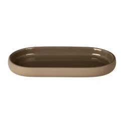 Sale Blomus Sono dish ceramic 10x19 cm, Beige Brown