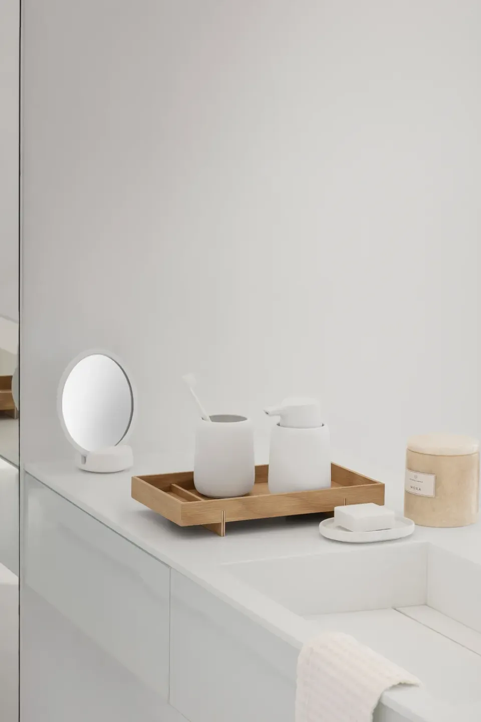 Outlet Blomus Sono soap dispenser 25 cl, White