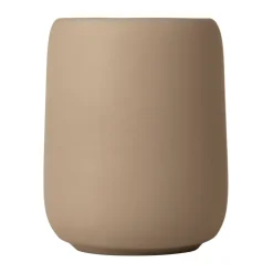 Toothbrush Holders^Blomus Sono toothbrush mug ceramic 30 cl, Beige Brown