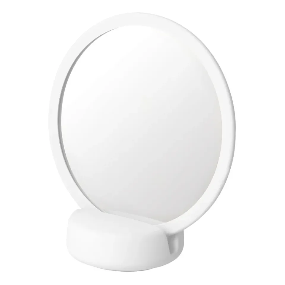 Table Mirrors^Blomus Sono Vanity table mirror Ø17 cm, White
