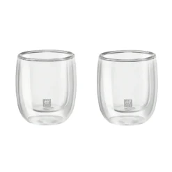 Hot Zwilling Sorrento espresso glass 2-pack, 2-pack Transparent