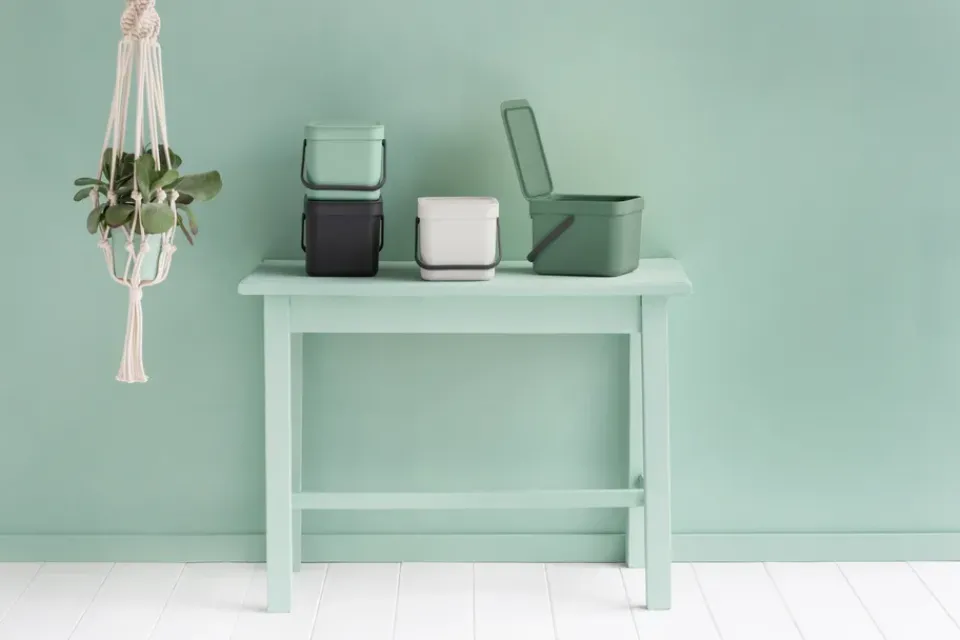 Brabantia Sort & Go waste bin 6 l., Jade Green
