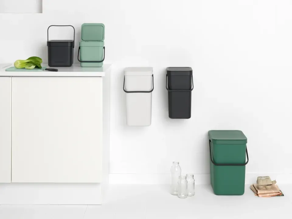 Best Brabantia Sort & Go waste bin 3 L, Jade Green