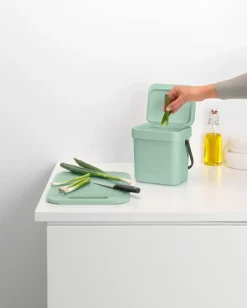 Best Brabantia Sort & Go waste bin 3 L, Jade Green